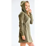 Infinite You Úpletové šaty M331 Khaki Basic Fit M