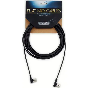 Příslušenství ke zvukové technice RockBoard Flat MIDI 10 m MIDI kabel