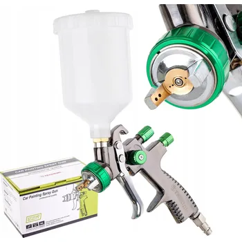 Stříkací pistole LAKOVACÍ PISTOLE LVLP TRYSKA 2,0MM 600ML PRO LAKOVÁNÍ A NATÍRÁNÍ