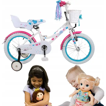 Dětské kolo Dětské kolo Turbo LILY, 16" kola, bílé