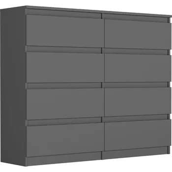 Komoda Komoda Framire 120 x 40 x 98 cm antracit matná