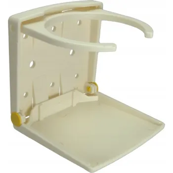 Skládací držák na kelímek bílý