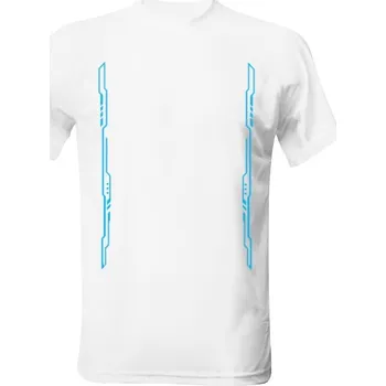 Pánské tričko Pánské funkční tričko s potiskem Sportovní kyberpunk vzor s technickými liniemi větší pánské