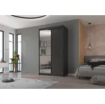 ADRK Šatní zrcadlová skříň posuvná ESTI AN, antracit Šířka (cm): 120