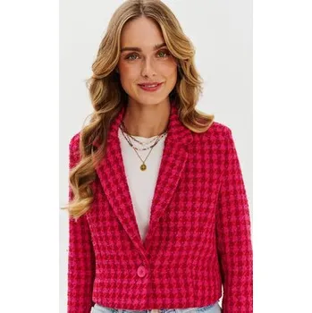 Dámské sako NAOKO Sako Sugar Rush Růžová Regular Fit XL