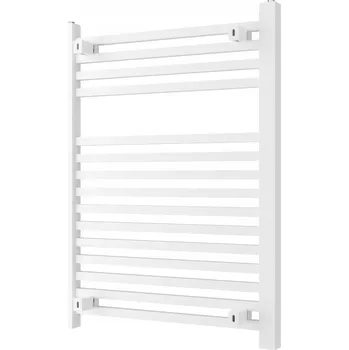 Radiátor KOUPELNOVÝ RADIÁTOR BÍLÝ ŽEBŘÍKOVÝ 80x60 cm MODERNÍ OTOPNÉ TĚLESO BERGEN
