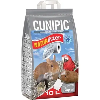 Podestýlka pro hlodavce CUNIPIC, s.l. Podestýlka pro hlodavce Naturlitter paper Cunipic 10l / 3 kg