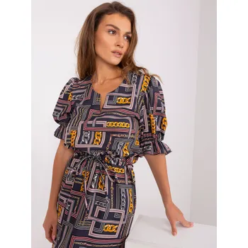 Dámské šaty LK SK 507468 šaty.75P grafit 36