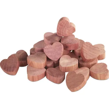 Příbor Maximex Dřevěná srdíčka na vonné oleje
