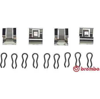 Brzdový systém Sada příslušenství, obložení kotoučové brzdy BREMBO A 02 203