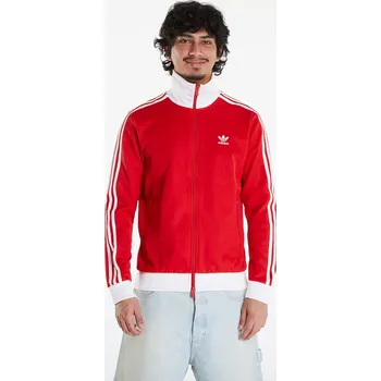 Pánská mikina Mikina adidas Adicolor Classics Beckenbauer Track Top Better Scarlet/ White S