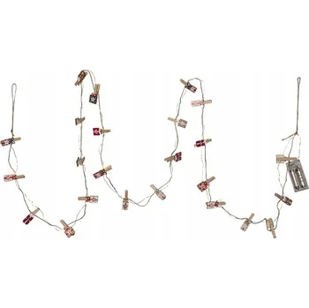 Vánoční dekorace Světelný řetěz Star Trading 240 cm na baterie stříbrný