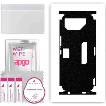 Pouzdro na mobilní telefon Fólie na zadní stranu a boky pro Asus ROG Phone 7 Ultimate - Černá Pastelová Matná