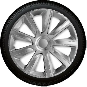 Poklice na kolo J-TEC Poklice na kola - kryty kol VERON carbon 14" - sada 4 ks -