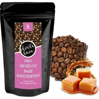 Káva Skvělá káva Pro skvělou paní asistentku zrnková 60 g