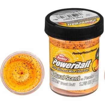BERKLEY - Pstruhové těsto PowerBait Trout Dough Fruits 50 g Broskev pepř