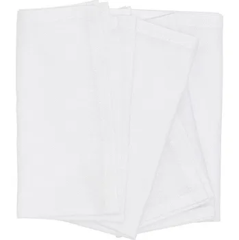 Today Látkové ubrousky UNI, bavlněné, bílá barva, 4 kusy, 40 x 40 cm