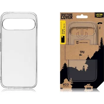 Pouzdro na mobilní telefon Zadní kryt Tactical TPU pro Google Pixel 10 Pro XL, transparentní