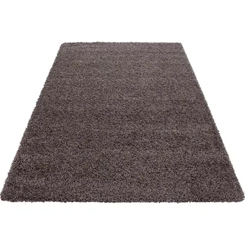 Koberec Kusový koberec Life Shaggy 1500 taupe 60x110 cm