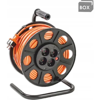 Napájecí kabel Prodlužovací Kabel na bubnu Maan 30 m, 4 ks, oranžový