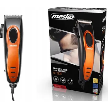 Strojek na vlasy Mesko Zastřihovač vlasů se 4 vyměnitelnými nástavci, 15 W