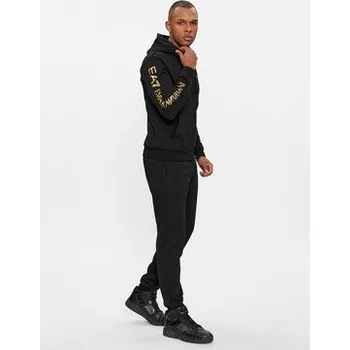 Dámská mikina EA7 Emporio Armani Mikina 7M000568 AF13512 MC004 Černá Regular Fit M