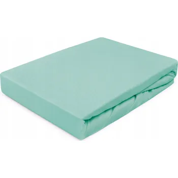 Prostěradlo Prostěradlo s gumou 90x200 jersey světle tyrkysové