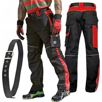 Pracovní obuv Pracovní kalhoty do pasu, ochranné, odolné, pánské ARDON NEON, pásek 52