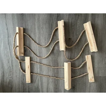 Ukrálička.cz Domek s šikmou rampou Vzhled: Jutové zábradlí