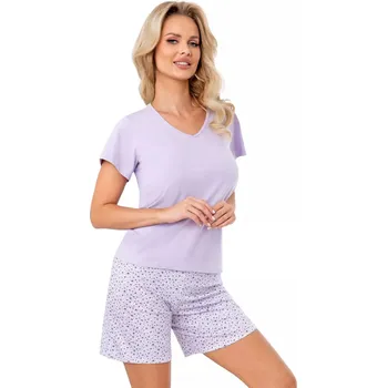 Pánské pyžamo Dámské pyžamo Fiorella 1/2 - Donna fialová XL