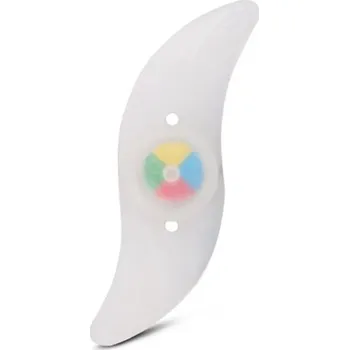 Cyklosvítilna LED světlo na paprsky kola 15 lm 12,8 × 3,5 cm Voděodolné barevné osvětlení jízdního kola 4 režimy Blikající světlo na zapletené kolo