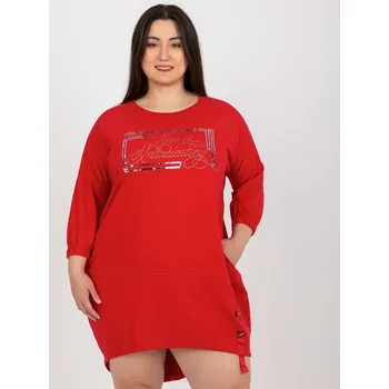 Dámská košile Tunika RV TU 7505.15 červená jedna velikost