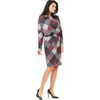 Dámské šaty Awama Každodenní šaty L058 Barevná Basic Fit S_M