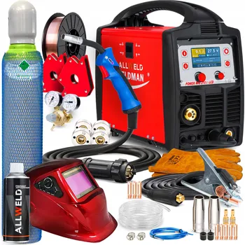 Svářečka Svářecí poloautomat WELDMAN POWER MIG 210 LCD IGBT MAG MMA TIG 200A 3v1