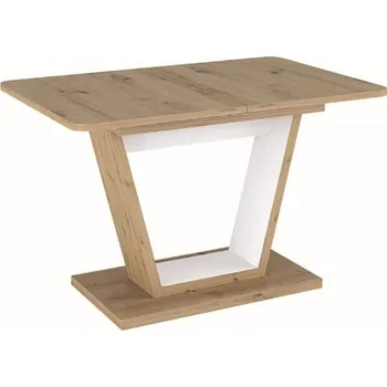 Stůl Nigel - Signal Dub Artisan / Bílá x cm