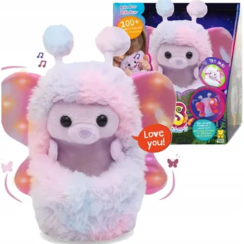 plyšák Golden Bear Bella Motýl Duhový Ježek Curlimals Plus Interaktivní Plyšová Hračka Medvídek Svítí