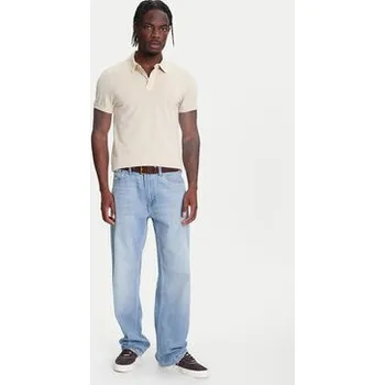 Pánské tričko Mustang Polokošile Palco 1016505 Béžová Regular Fit XXL