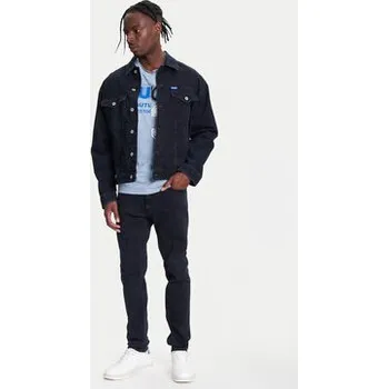 Pánská casual bunda HUGO Jeansová bunda Dex 50541714 Tmavomodrá Regular Fit L