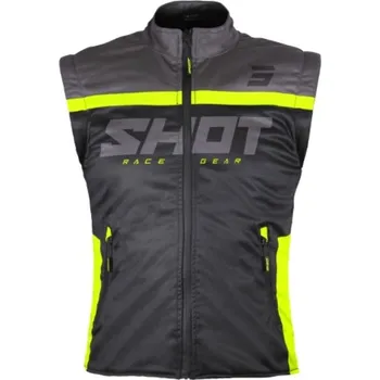 Moto rukavice Shot Bodywarmer Lite 2.0 black neon yellow