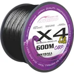 Mistrall Šňůra X4 Black Carp 600m 0,23mm