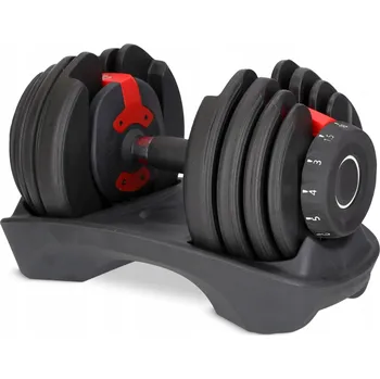 Potažené/pogumované nastavitelné jednoruční činky 4FIZJO 1x 16 kg