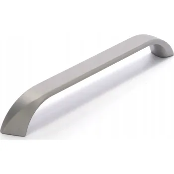 Nábytkové kování Nábytková úchytka reling šedá kartáčovaná 33,7 x 1,8 x 2,6 cm