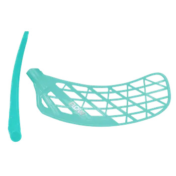 Florbalová čepel SALMING Flow Blade Touch Plus Mint Green R - Pravá ruka dole/Světle zelená/měkká - Touch Plus (PP)