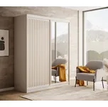 ADRK Šatní zrcadlová skříň posuvná DELIA W, bílá Šířka (cm): 160