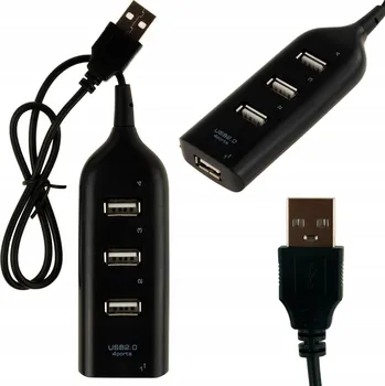 USB hub ROZDĚLOVAČ 4 PORTY USB HUB ROZBOČOVAČ USB PRO POČÍTAČ LAPTOP