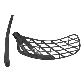 Florbalová čepel SALMING Flow Blade Endurance Grey L - Levá ruka dole/Šedá/středně tvrdá - Endurance (PE)