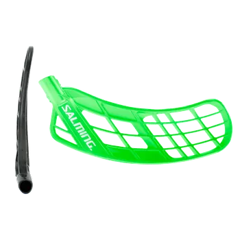 Florbalová čepel SALMING Quest 3 Bio Power Poison Green R - Pravá ruka dole/Zelená/tvrdá - BioPower