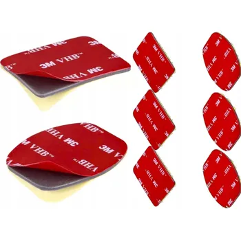 Sada držáků GearPro 6 ks 3M obdélníkových a oválných nálepek
