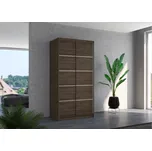 ADRK Šatní skříň posuvná RIVA CH 100, choco