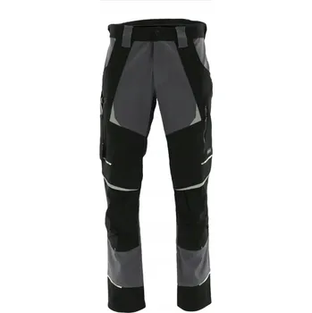 Pracovní oblečení Pracovní kalhoty do pasu Pohodlné Strečové COTTONFLEX Šedo-černé SARA vel.